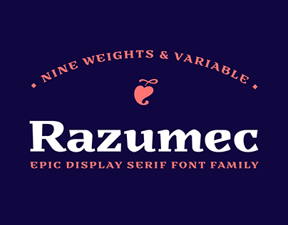 Razumec — Font Family