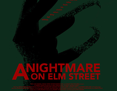 A Nightmare On Elm Street: Alternative Movie Poster