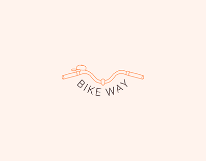 Логотип и первая страница сайта Bike way