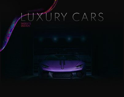 Corporate site for a luxury car rental company