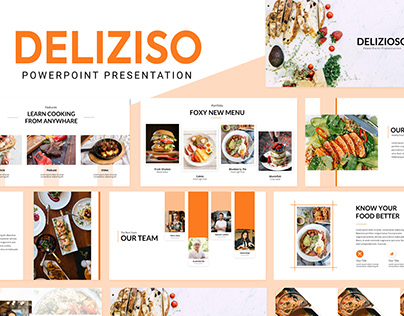 Deliziso - Food PowerPoint Presentation Template