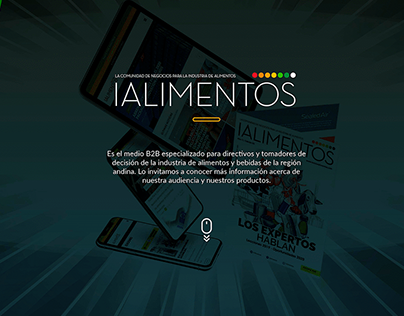 LANDING IALIMENTOS - frontend and desing
