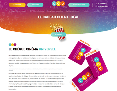Chèque Cinéma Universel - CCU