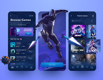 Game Store & Streaming App