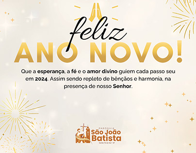 Feliz Ano Novo - Paróquia São João Batista