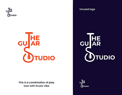 Guitar logo and brand style guide design
