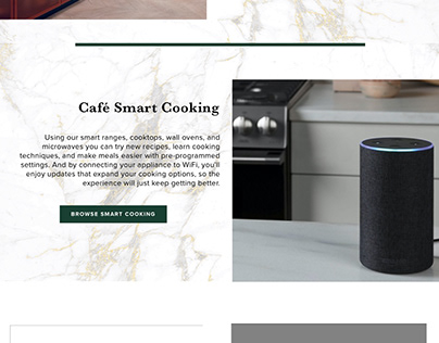 Appliance Brand Landing Pages