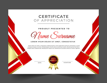 Unique Certificate
