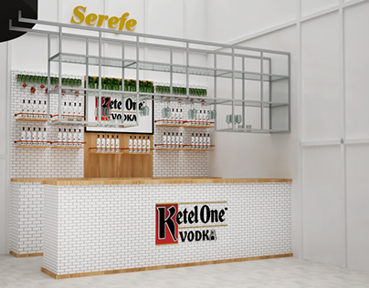 ketel one vodka Bar Counter Unit Design