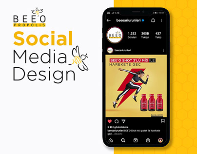 BEE'O - Social Media Design