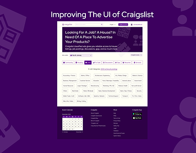 Improving The UI of Craiglist