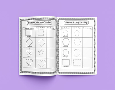 Shapes Tracing workbook for kids