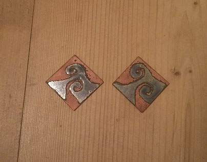 Copper Earring