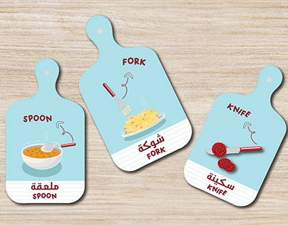 Flash Cards - Kitchen Tools For Kids