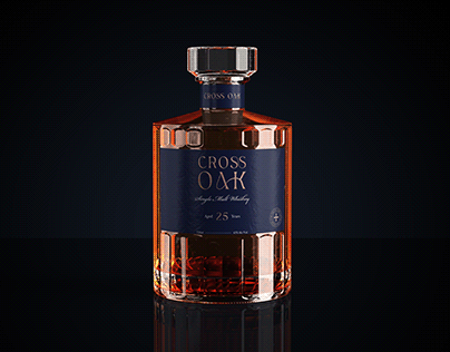 Cross Oak - Whiskey Brand Identity Design