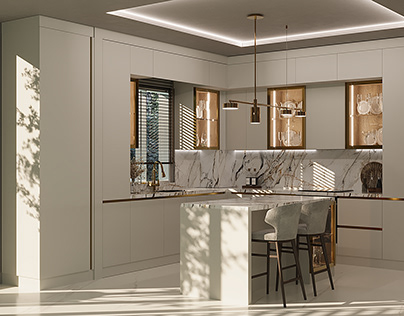 Kitchen Interior Design - Modern Elegant Outlook