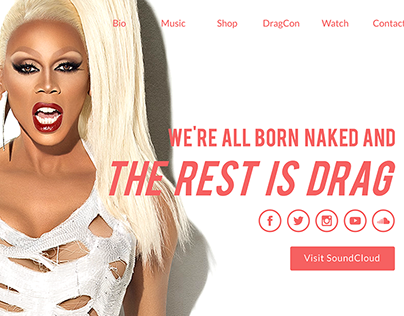 RuPaul One Pager Redesign