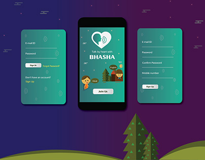 "BHASHA- Language Translator App" Design