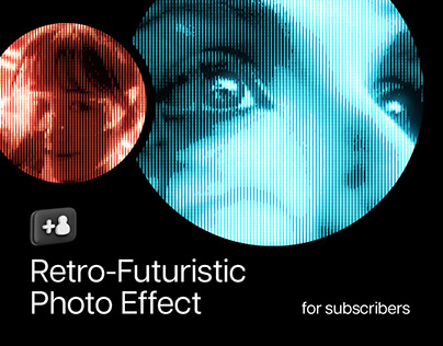 Retro-Futuristic Photo Effect