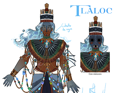 Tlaloc - Character study - Digital Art