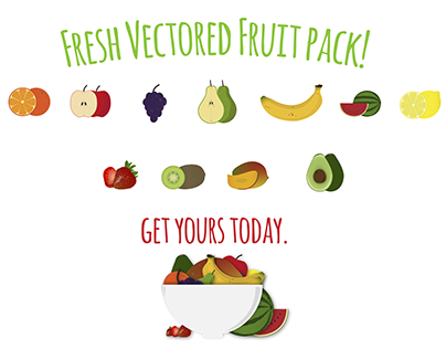 Minimal Design Fruit Posters