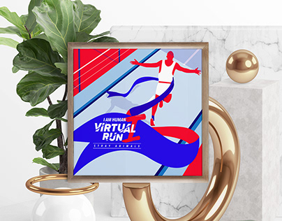 I AM HUMAN : Virtual Run's poster