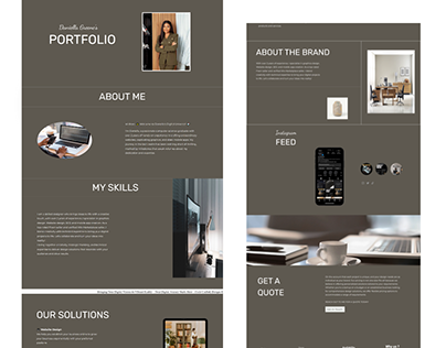 Porfolio website design | Wix website design
