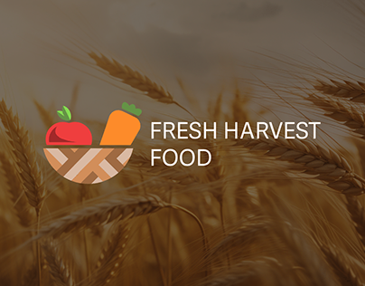 -Fresh Harvest Food- logo design