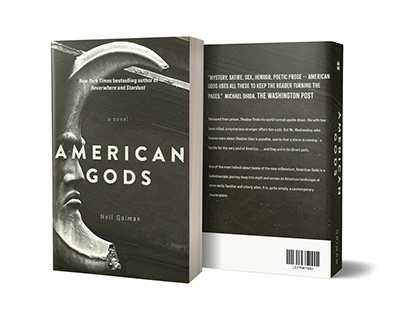 American Gods Book Cover Redesign
