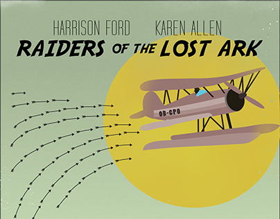 Raiders of the Lost Ark minimalist poster