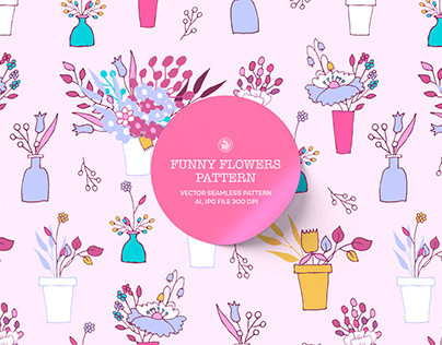 Funny Flowers Pattern