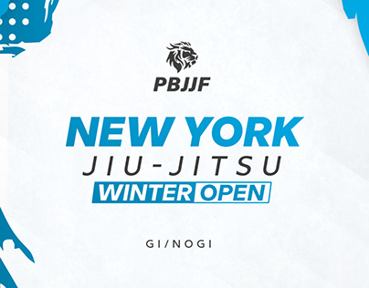 Identity / Flyer Brazilian Jiu Jitsu Events PBJJF BJJ