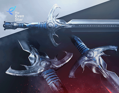 Sword 3D model - Heroic Footman Longsword (Skyrim mod)
