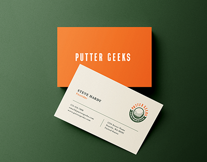 Putter Geeks Brand Identity and Website Design