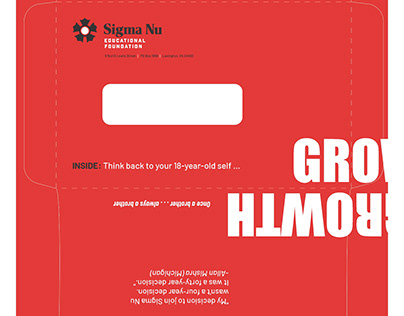 Sigma Nu Mailing Envelope