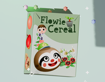 CEREAL BOX 3D