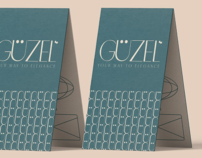 Visual identity for Guzel clothing store