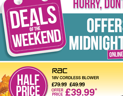 Weekly Email Offers for Robert Dyas