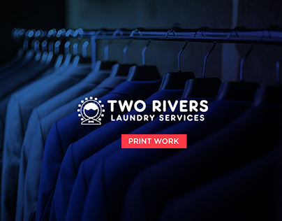 TWO RIVERS LAUNDRY SERVICES - print design