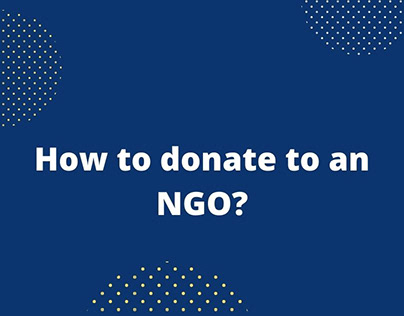 How to donate to an NGO?