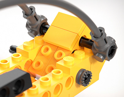 LEGO Toy Photorealistic Render