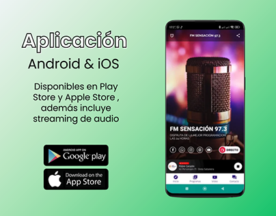 Aplicaciones para radios android & iOS