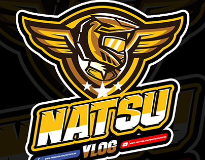 Natsu Vlog Logo Design