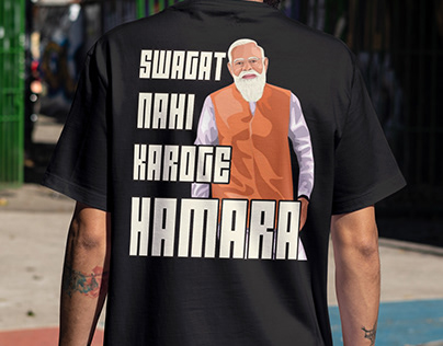 PM of India: Mr Narendra Modi Creative illustrator