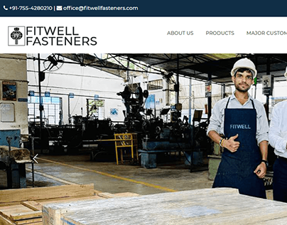 Fitwell Fasteners | Website Design