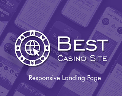 Gambling Website - Landing page and mobile app