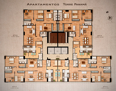 Apartamentos Modelo de Edificio