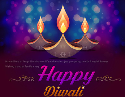 Diwali Greeting Card Design