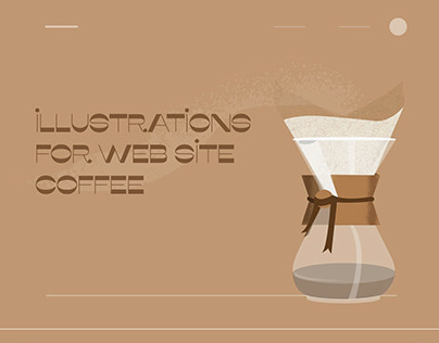 Illustration for Coffee Website