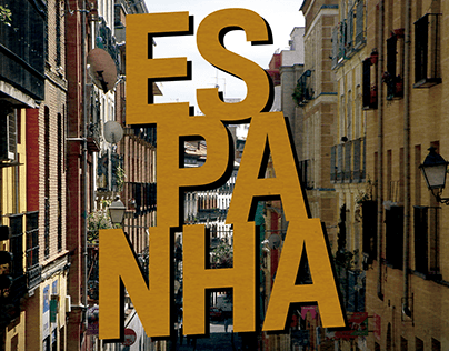 Cartaz de viagem para Espanha Uli Idiomas